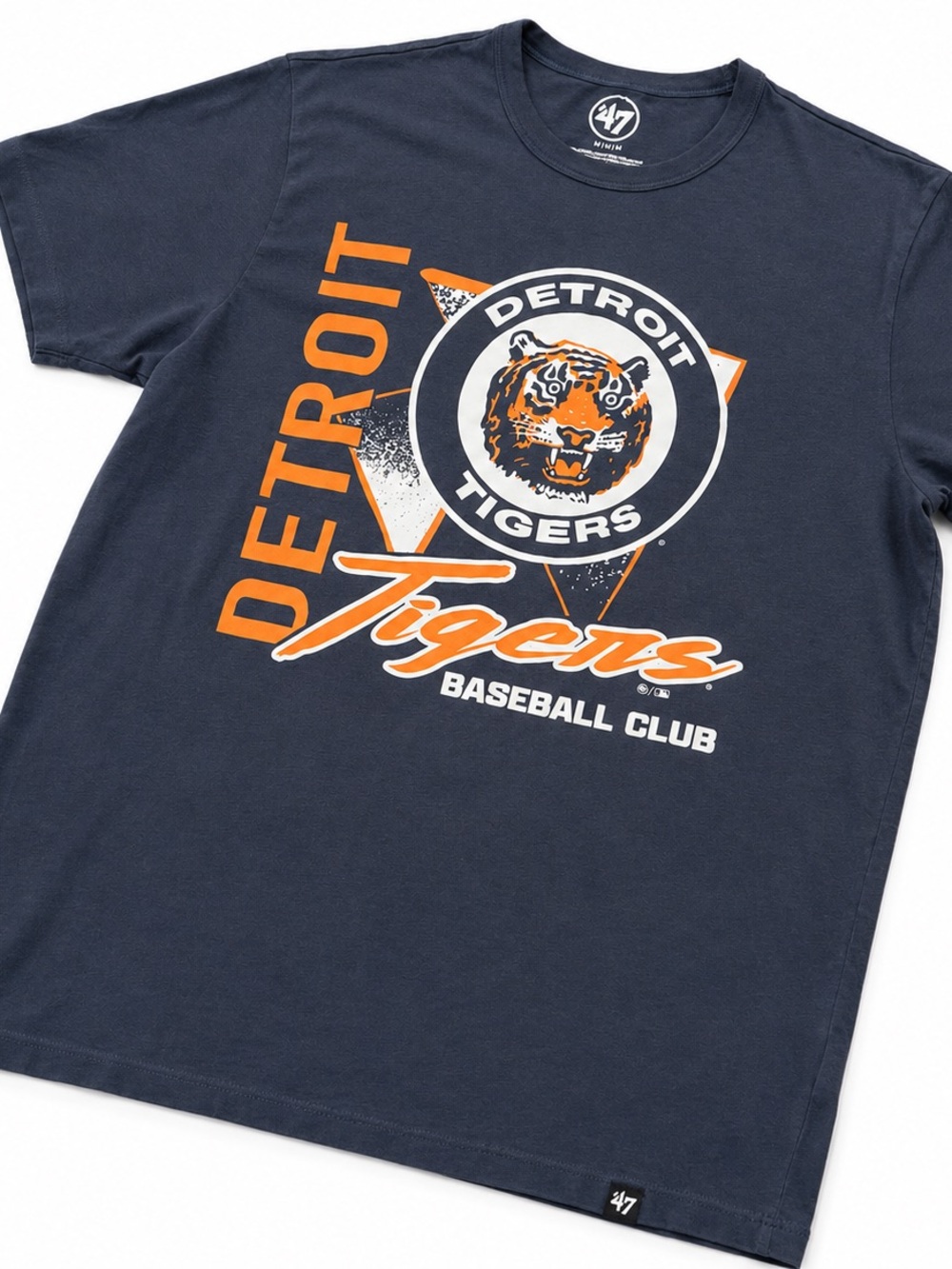 ’47 Brand Detroit Tigers Retro Graphic T-Shirt Men’s Medium Navy MLB
